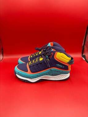 AND1 Men's Pulse 2.0 Basketball Shoes Purple Teal Multi-Color